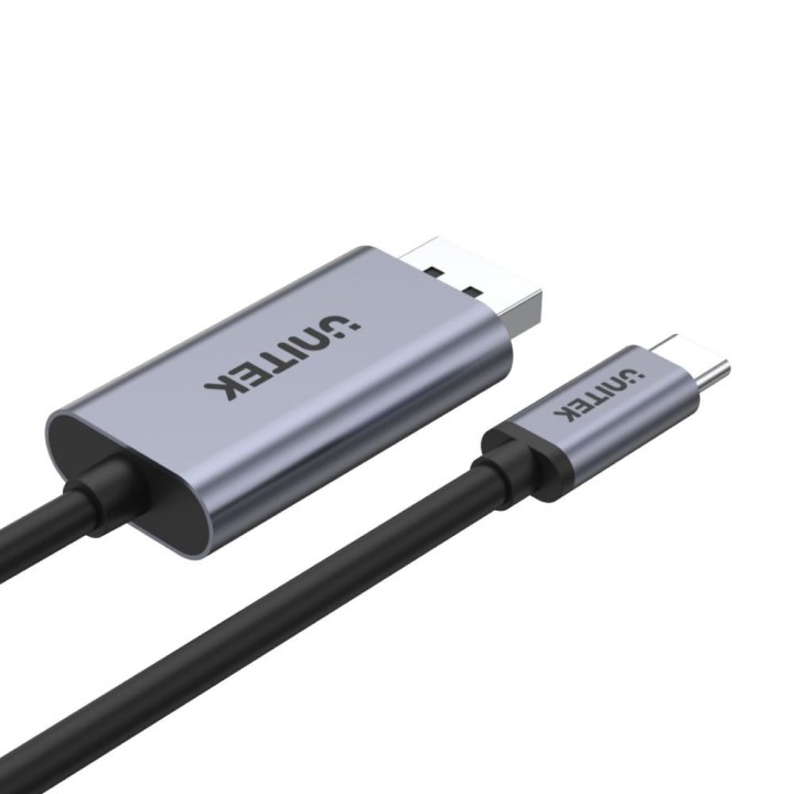 UNITEK V1409A adattatore genere cavo USB-C DisplayPort nero grigio