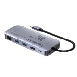 UNITEK HUB ATTIVO USB-C 10GBPS M.2 HDMI PD 100W
