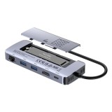 UNITEK HUB ATTIVO USB-C 10GBPS M.2 HDMI PD 100W
