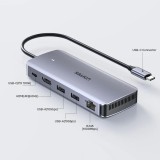UNITEK HUB ATTIVO USB-C 10GBPS M.2 HDMI PD 100W