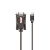 UNITEK Y-1105K cavo seriale nero 1.5 m DB-9