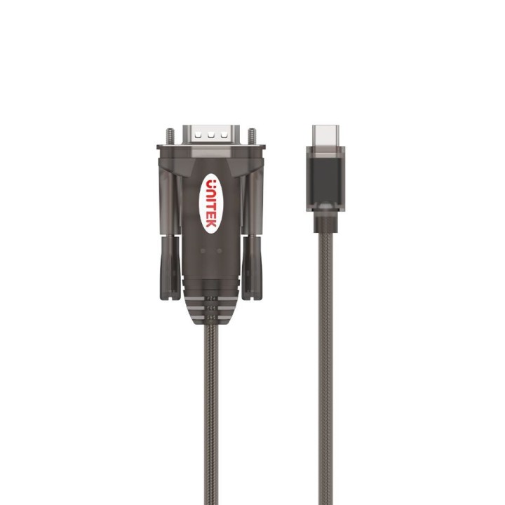 UNITEK Y-1105K cavo seriale nero 1.5 m DB-9