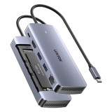 UNITEK HUB ATTIVO USB-C 10GBPS M.2 HDMI PD 100W