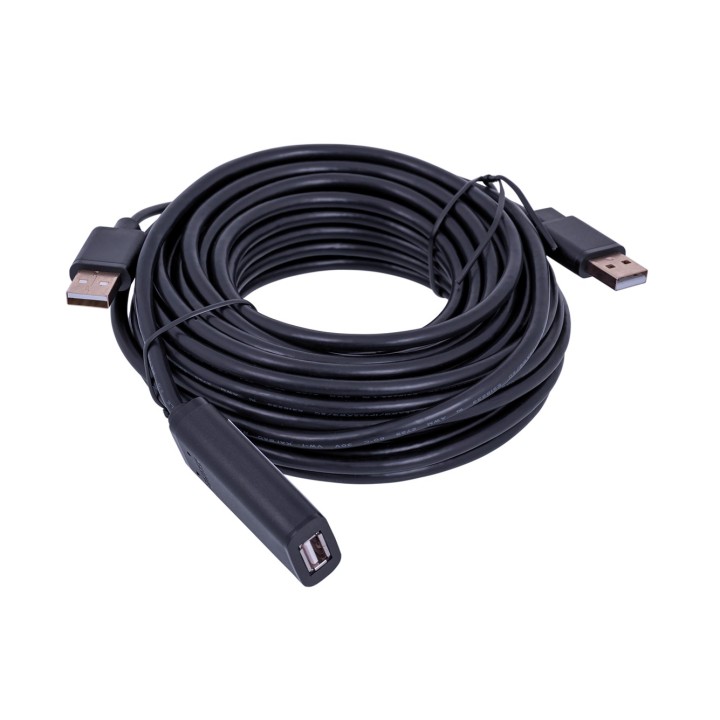 UNITEK Y-278 USB cavo USB 2.0 10 m 2 x USB A USB A nero