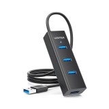 UNITEK Y-3089V01 hub interfaccia USB 3.2 Gen 1 (3.1 Gen 1) Type-A 5000 Mbit/s nero