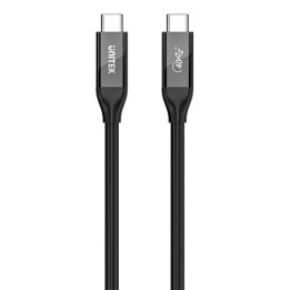 UNITEK C14100ABK01-2M USB cavo USB4 Gen 2x2 USB C 40 Gbit/s 240 W nero