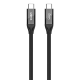 UNITEK C14100ABK01-2M USB cavo USB4 Gen 2x2 USB C 40 Gbit/s 240 W nero