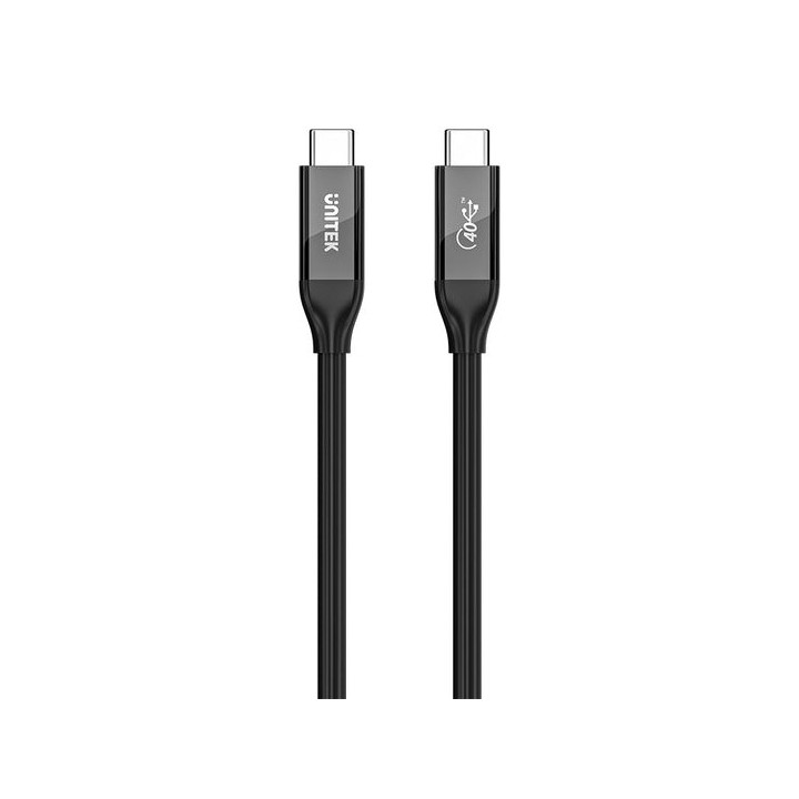 UNITEK C14100ABK01-2M USB cavo USB4 Gen 2x2 USB C 40 Gbit/s 240 W nero