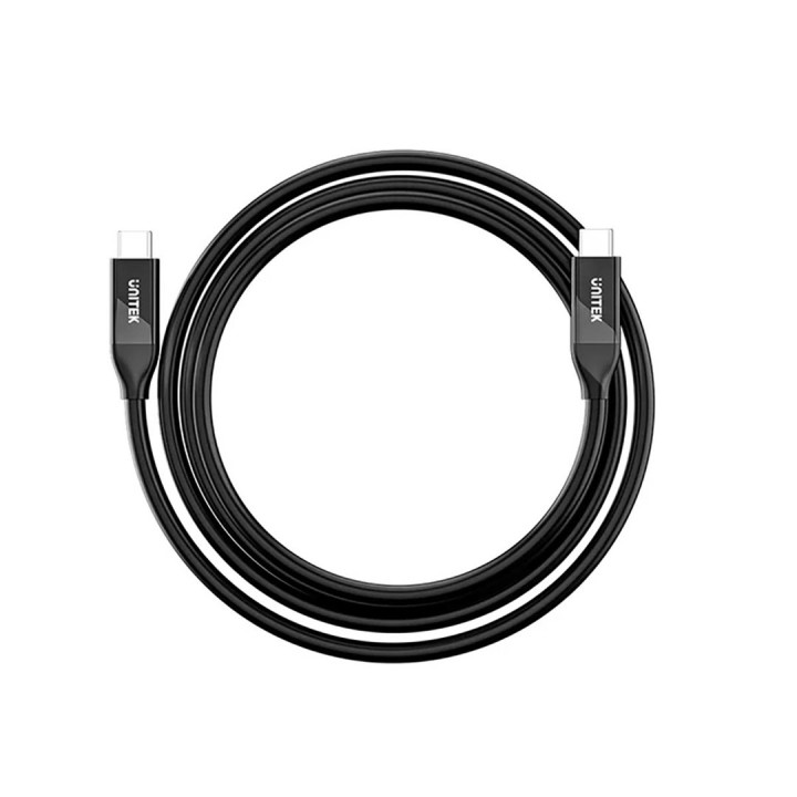 UNITEK C14100ABK01-2M USB cavo USB4 Gen 2x2 USB C 40 Gbit/s 240 W nero
