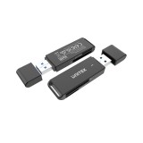 UNITEK Y-9327A lettore di schede USB 3.2 Gen 1 (3.1 Gen 1) Type-A nero