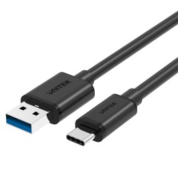 Cavo UNITEK Y-C474BK USB USB 3.2 Gen 1 (3.1 Gen 1) 1 m USB A USB C Nero