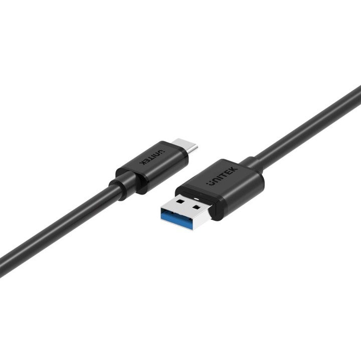 Cavo UNITEK Y-C474BK USB USB 3.2 Gen 1 (3.1 Gen 1) 1 m USB A USB C Nero