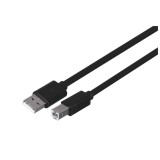 UNITEK Y-C420GBK USB cavo USB 2.0 3 m USB A USB B nero