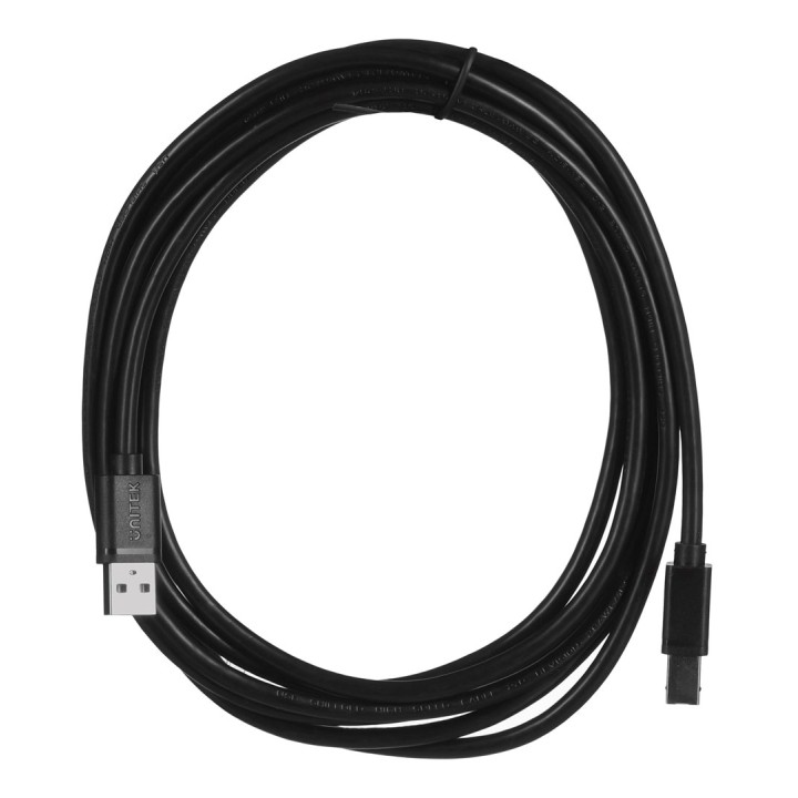 UNITEK Y-C420GBK USB cavo USB 2.0 3 m USB A USB B nero