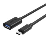 Cavo UNITEK Y-C476BK USB USB 3.2 Gen 1 (3.1 Gen 1) 0.2 m USB C USB A Nero
