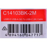 UNITEK CAVO USB-C USB-A 5 GBPS 2M
