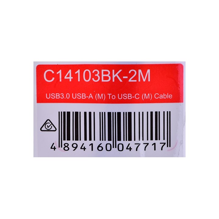 UNITEK CAVO USB-C USB-A 5 GBPS 2M