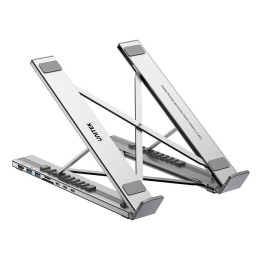 UNITEK D1137AGY01 dock per laptop/replicatore di porte USB 3.2 Gen 1 (3.1 Gen 1) Type-C argento