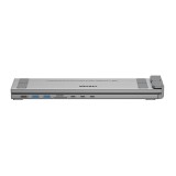 UNITEK D1137AGY01 dock per laptop/replicatore di porte USB 3.2 Gen 1 (3.1 Gen 1) Type-C argento