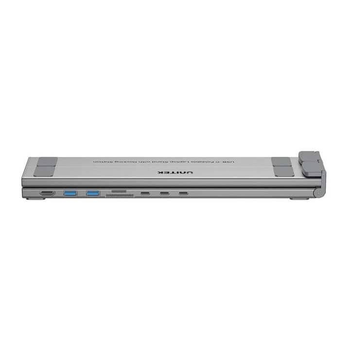 UNITEK D1137AGY01 dock per laptop/replicatore di porte USB 3.2 Gen 1 (3.1 Gen 1) Type-C argento