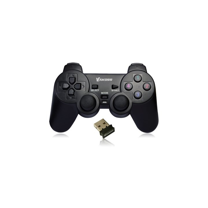 Vakoss GP-4705BK controller gaming nero RF gamepad analogico/digitale PC Playstation 3