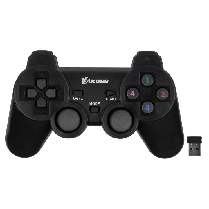 Vakoss GP-4705BK controller gaming nero RF gamepad analogico/digitale PC Playstation 3