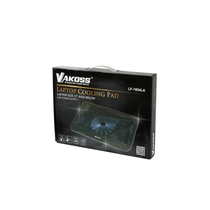 Vakoss LF-1854LK supporto raffreddamento notebook 43.2 cm (17 ) nero