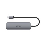 UNITEK H1107A hub di interfaccia USB 3.2 Gen 1 (3.1 Gen 1) Type-A 5000 Mbit/s grigio