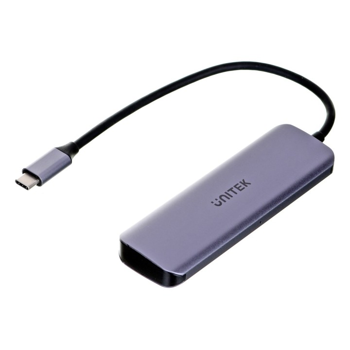 UNITEK H1107A hub di interfaccia USB 3.2 Gen 1 (3.1 Gen 1) Type-A 5000 Mbit/s grigio