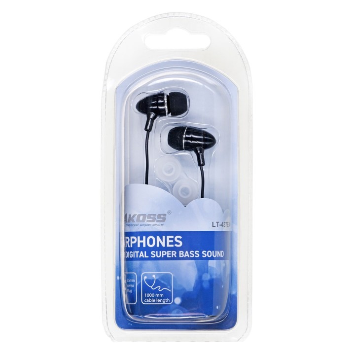 Vakoss LT-437EX cuffie/auricolare cablate In-ear musica nero