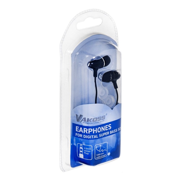 Vakoss LT-437EX cuffie/auricolare cablate In-ear musica nero