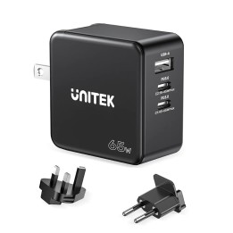 UNITEK P1117B caricabatterie per dispositivi mobili nero