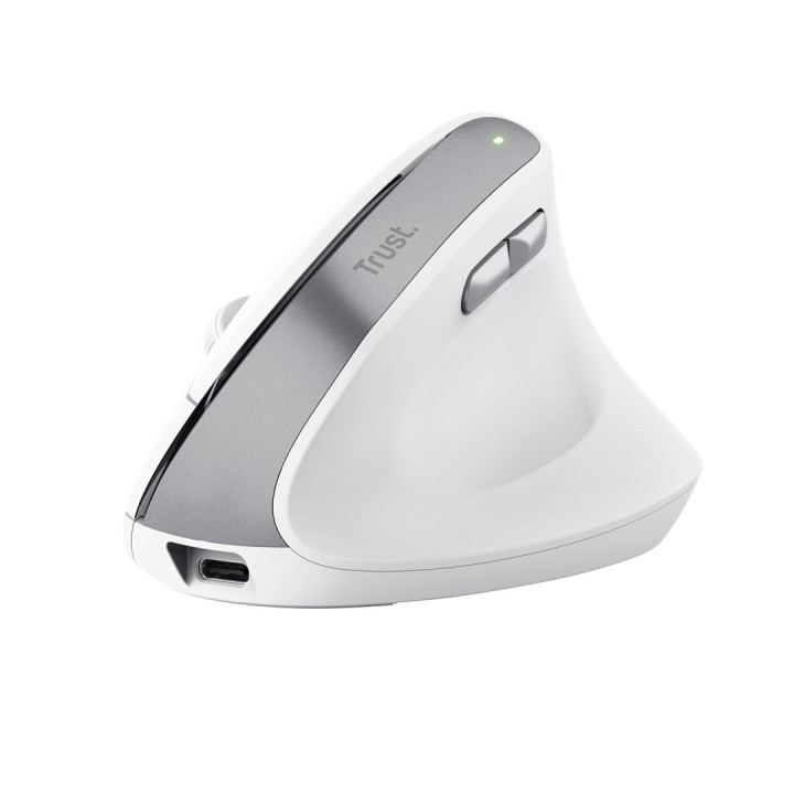 Trust Bayo II - Mouse wireless ergonomico (bianco)