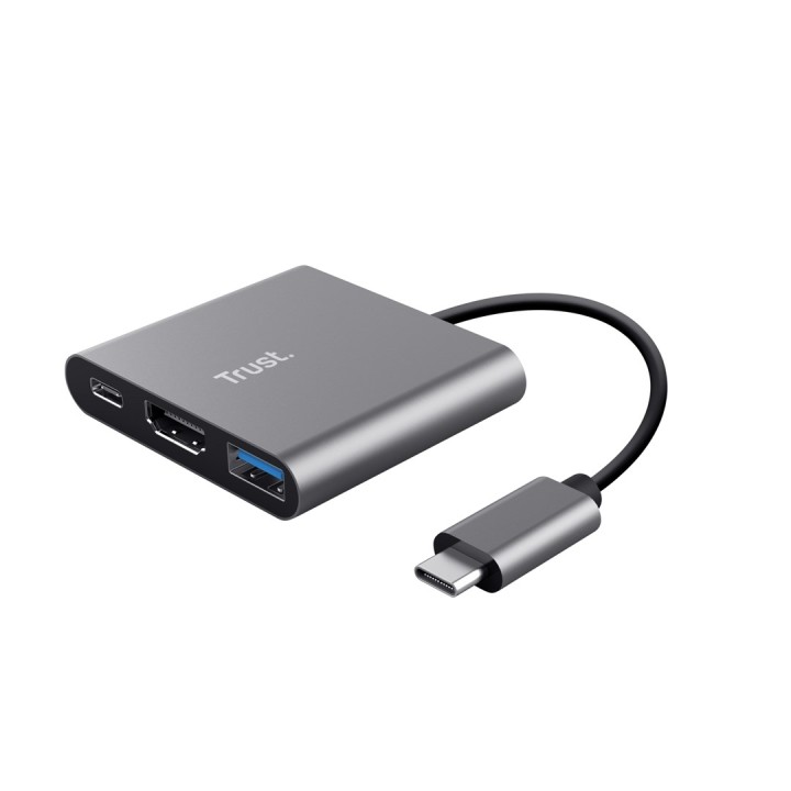 Trust Dalyx USB 3.2 Gen 1 (3.1 Gen 1) Type-C Alluminio nero