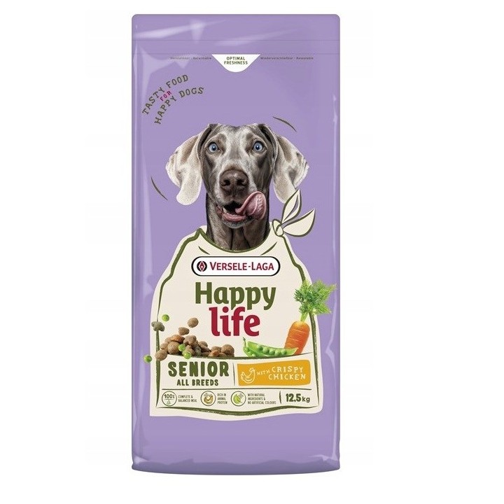 VERSELE-LAGA Happy life Senior Pollo - cibo secco per cani - 12 5kg