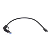 UNITEK S1222A adattatore genere cavo USB 3.2 SATA 2 5/3 5' & M.2 PCIE/NVME nero