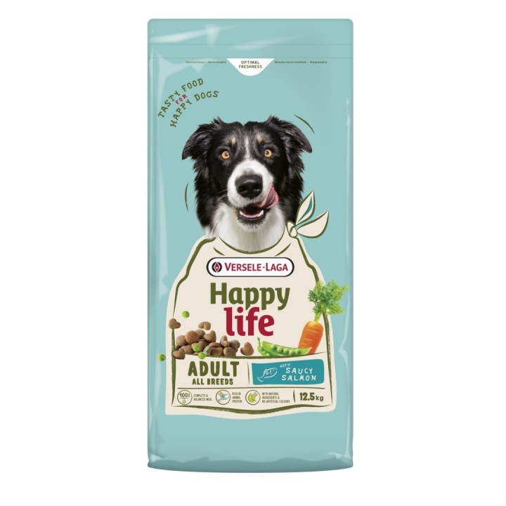 VERSELE-LAGA Happy life Salmone - cibo secco per cani - 12 5kg