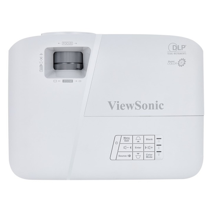 Viewsonic PA503S Proiettore dati Proiettore a tiro standard 3600 ANSI lumen DLP SVGA (800x600) Grigio Bianco