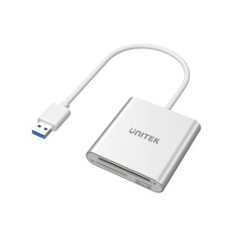 UNITEK Y-9313 Lettore di schede USB 3.2 Gen 1 (3.1 Gen 1) Argento