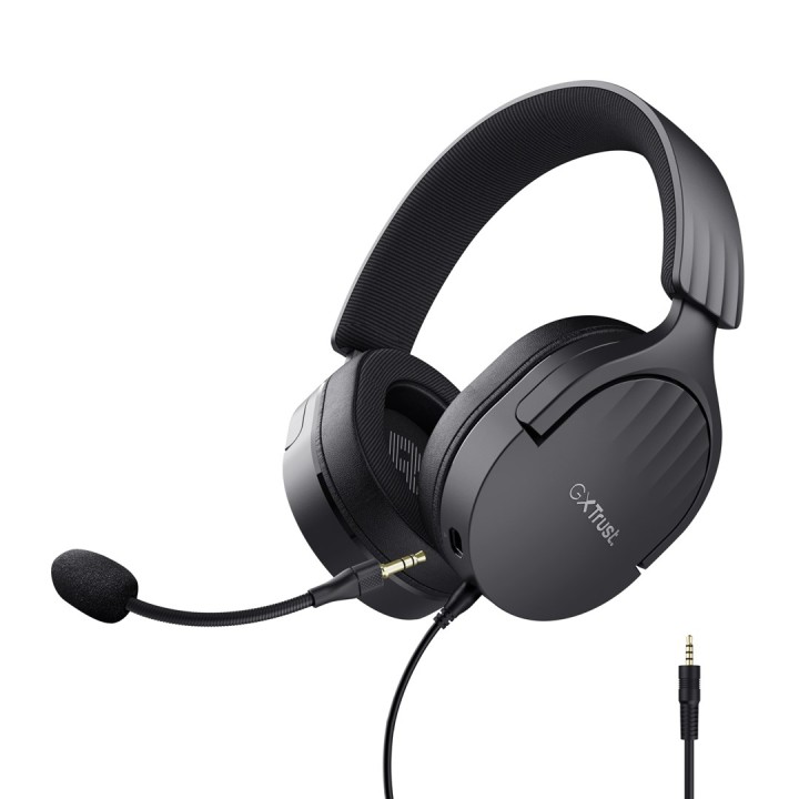 Trust GXT 489 FAYZO cuffie con filo archetto gaming nero