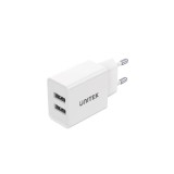 Unitek P1113A-EU - caricabatterie 2X USB-A 12W bianco