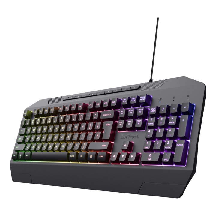Trust GXT 836 Evocx tastiera Gaming USB QWERTY US inglese nero