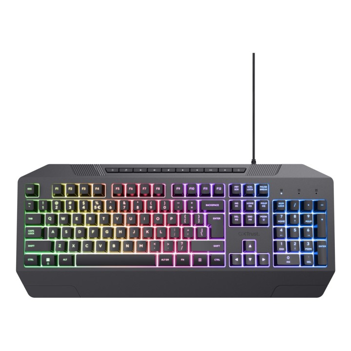 Trust GXT 836 Evocx tastiera Gaming USB QWERTY US inglese nero