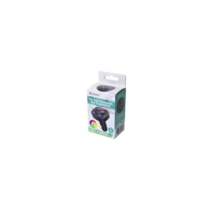 Vakoss TC-B439K FM trasmettitore 87.5 - 108 MHz Bluetooth/USB nero