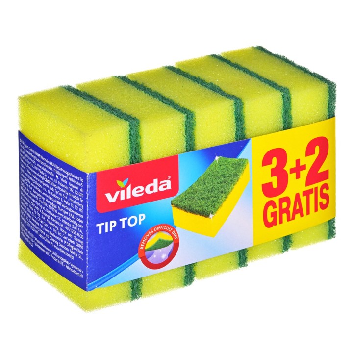 Spugna abrasiva Vileda Tip-Top 5 pcs.
