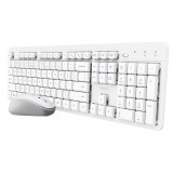 Trust Ody II Wireless US - set (tastiera + mouse) bianco