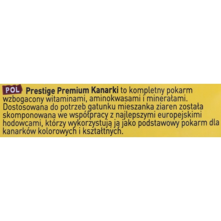 VERSELE LAGA Prestige Premium Canarini - Cibo per canarini - 800 g