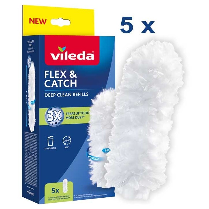 Vileda Ricambi per pattumiera Flex&Catch 5 pcs.