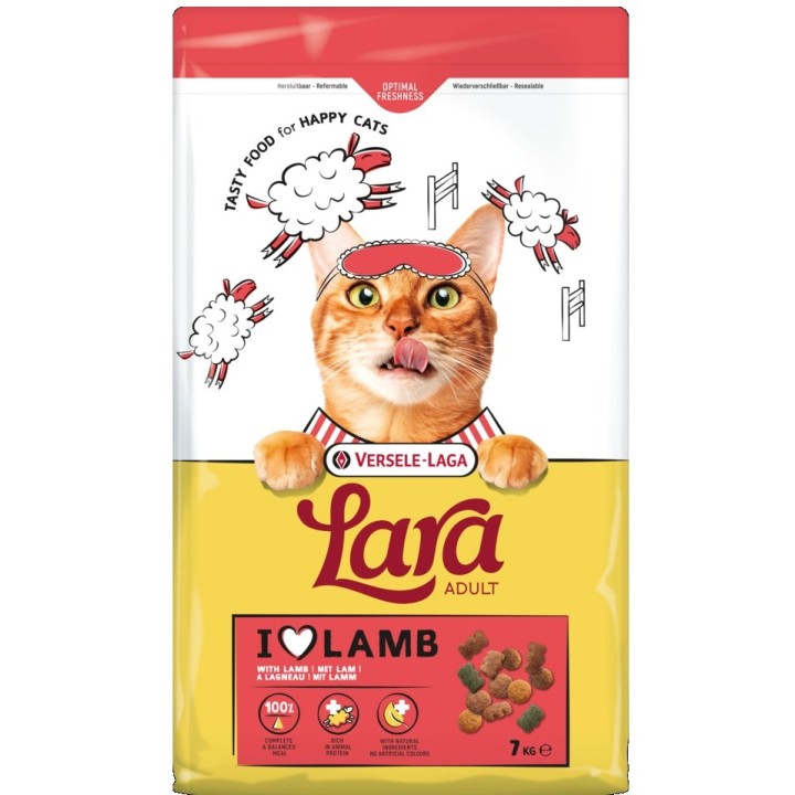 VERSELE-LAGA Lara Adult Agnello - cibo secco per gatti - 7kg