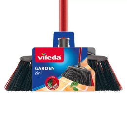 Scopa VILEDA 2in1 Giardino Esterna (rossa/gialla)